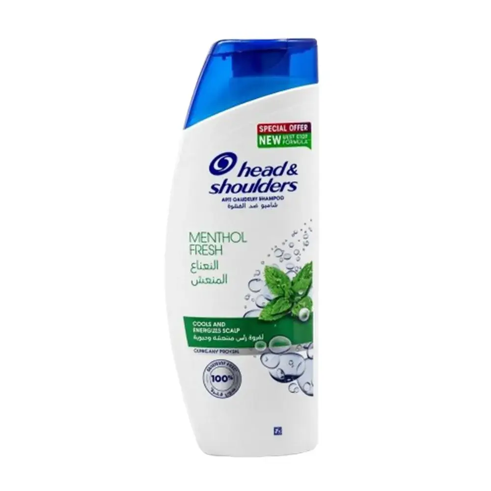 شامپو ضد شوره هد اند شولدرز مدل Menthol Fresh