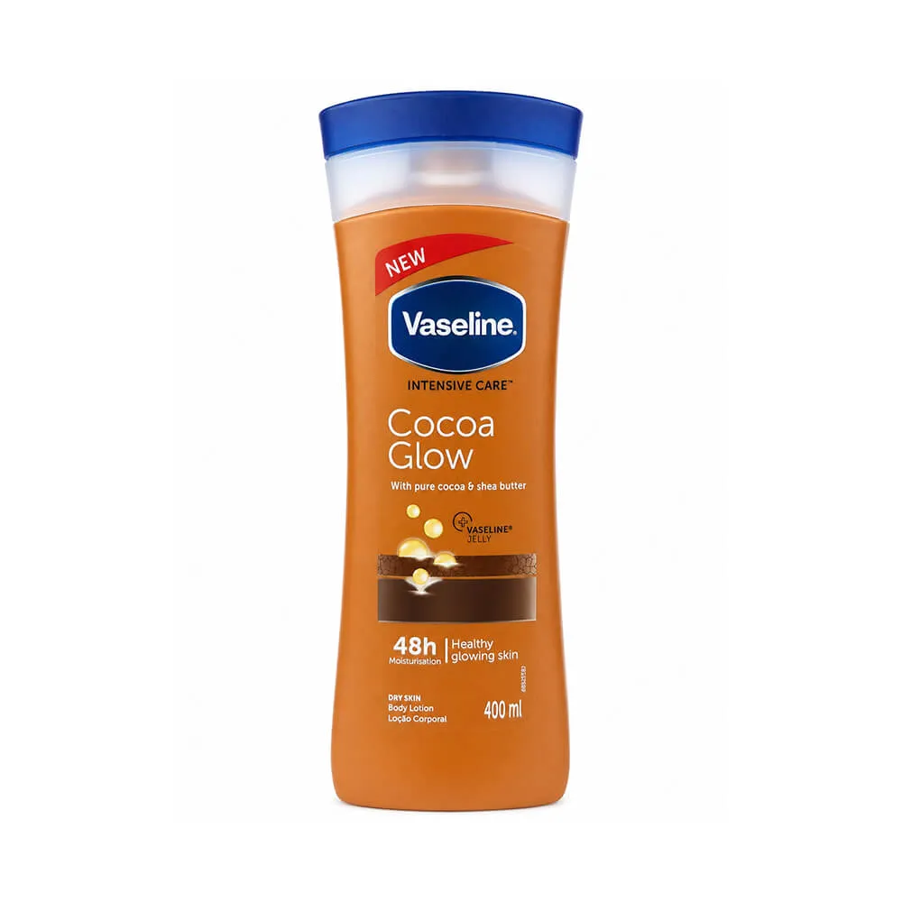 لوسیون بدن وازلین مدل Cocoa Glow