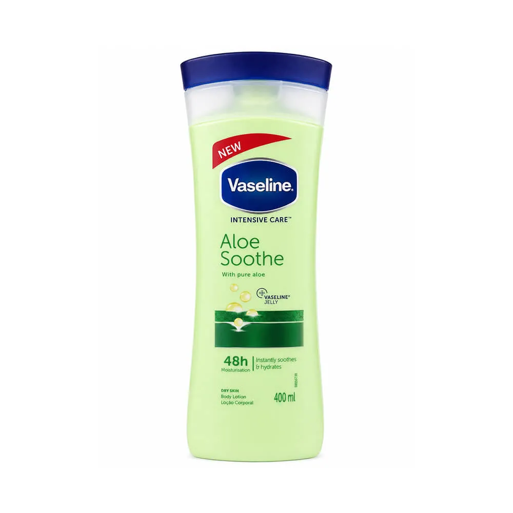 لوسیون بدن وازلین مدل Aloe Soothe